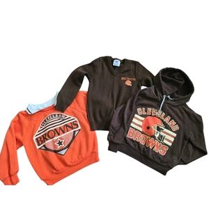 Cleveland Browns Size 4 KIDS Vintage Sweatshirts